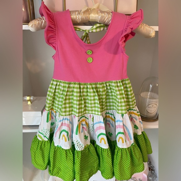 Eleanor Rose St. Patrick’s Day girl’s dress size 5-6 EUC - Picture 2 of 6